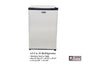 Refrigerator 4.5 cubic Stainless Steel Front Door 32" x 20 1/8"