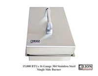 Single Side Burner 20 1/2" x 12 1/2"