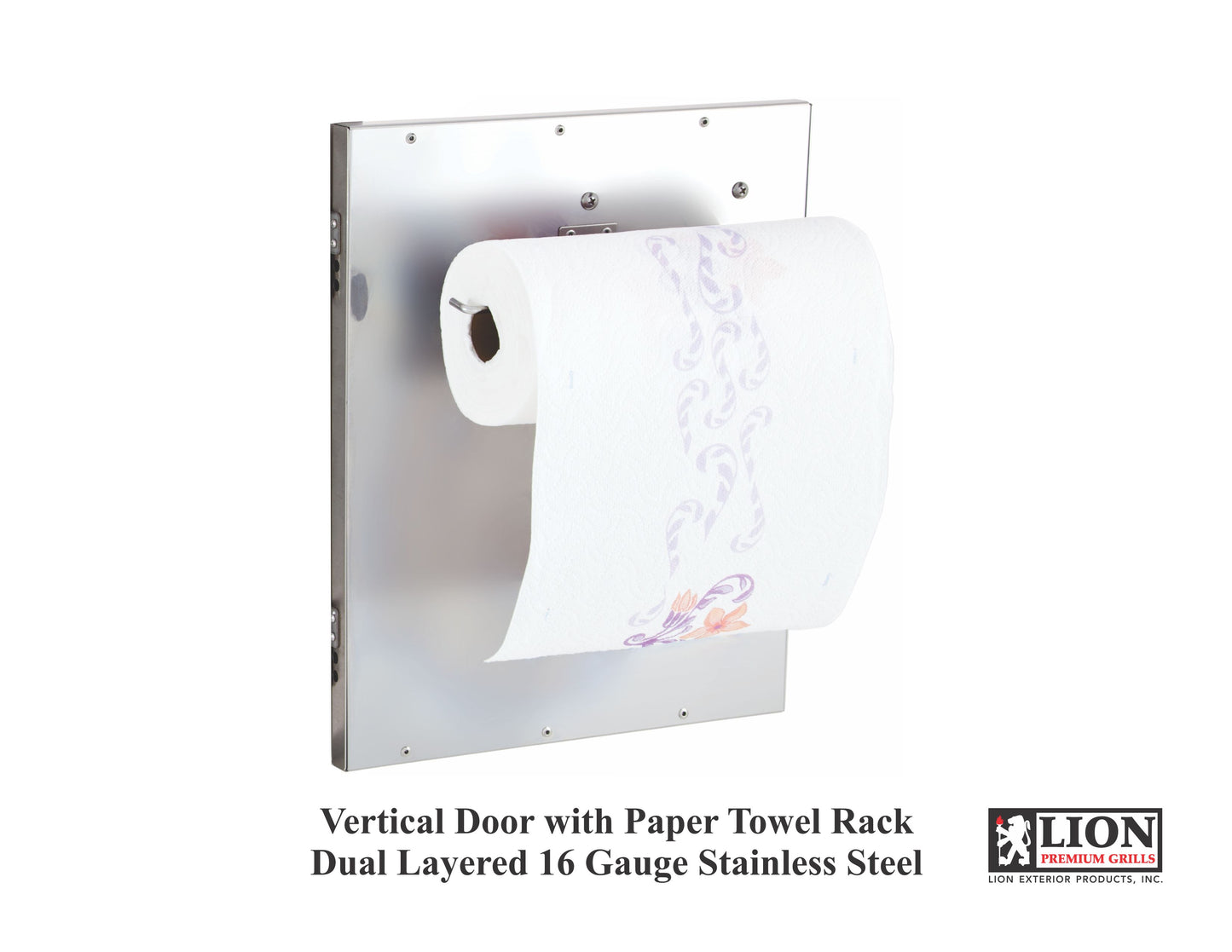 Vertical Door w/ Towel Rack 17 7/8" x 22"